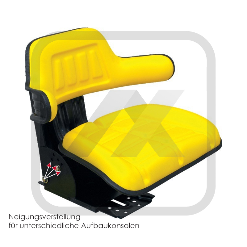 Schleppersitz RM20 105 passend für John Deere Traktorsitz Fahrersitz *Gelb*