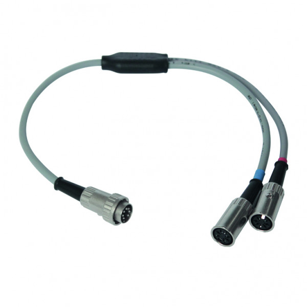LEHNER Y-Verteiler-Kabel - 7-poliger Stecker auf 2x 7-polige Buchse/Dose  Vento / Vento Duo SuperVario Limax MiniVario Vinero AgroDos Tubaro