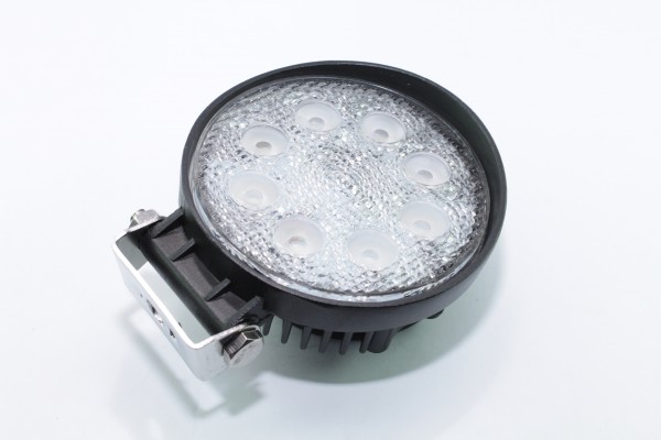 LED-Arbeitsscheinwerfer rund Ø 110 mm , 8 x 3 Watt LED´S, mit